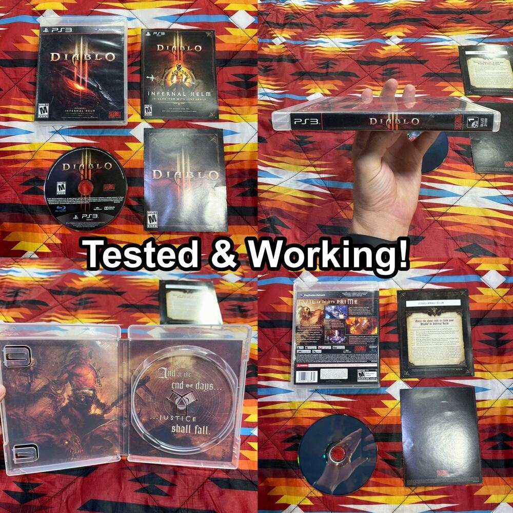 Diablo III Diablo 3 Sony PlayStation PS3 Complete With Manual CIB TESTED
